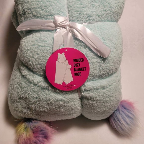 NWT Em & Alfie Plush Hoody Lounger - Adult Size - "Onesize" - Picture 2 of 6